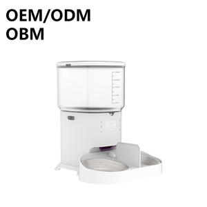 Pengumpan Makanan Hewan Peliharaan Otomatis Pintar dengan Tombol, Dua Mangkuk Makanan 6L, Dispenser Makanan Anjing Terjadwal dan Terbagi, Dapat Diisi Ulang, Portabel, Tanpa Internet - Product Image 1