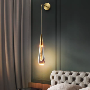 Lustre moderne fait main en cristal doré, luminaire multi-têtes pour salon, escalier, hôtel, éclairage design - Product Image 3