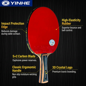 <span class=keywords><strong>Raquette</strong></span> <span class=keywords><strong>de</strong></span> <span class=keywords><strong>tennis</strong></span> <span class=keywords><strong>de</strong></span> <span class=keywords><strong>table</strong></span> professionnelle Yinhe 11B&12B&13B&14B&15B en carbone, pour attaque rapide et topspin, niveau avancé - Product Image 2