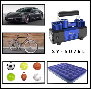 Gonfleur <span class=keywords><strong>de</strong></span> pneus numérique en métal 12V automatique, double cylindre, jauge 150psi, lumière d'urgence, pompe à compresseur portable DC, certifié CE - Product Image 4