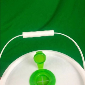 Logo Custom <b>Plastic</b> Wet Cleaning Roll Dispenser 5L Empty <b>Plastic</b> Wipes <b>Bucket</b> With Lid - Product Image 6