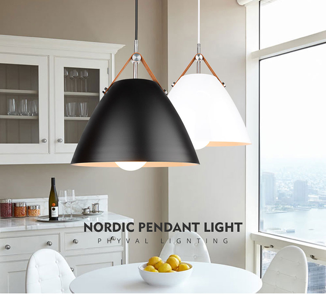 Modern Nordic LED Pendant Lamp for Dining Room Kitchen Living Room Restaurant Lighting Country Farmhouse Bedroom Hanging Light