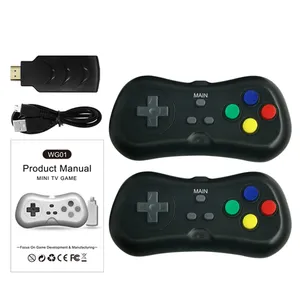 Hot Selling Draadloze Handheld Tv Game Console Ingebouwde 638 8 Bit Video Games Mini Retro Klassieke Spel Stok ondersteuning 1080P Uitgang