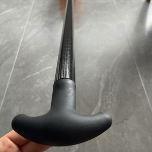 Yeni varış açık Kayak kürek su sporları plastik PP bıçak 1-Piece sabit uzunluk alüminyum kano kürek - Product Image 6