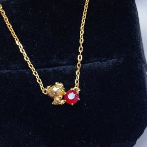 Middle East Market Fashion <strong>Ruby</strong> Collar <strong>Necklace</strong> Elegant Choker <strong>Necklace</strong> S925 Sterling Silver Jeweled Pendant <strong>Necklace</strong> - Product Image 4