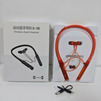 Headphone Nirkabel Leher Magnetik Layar Digital Tahan Air Pengisian Cepat Tipe-C Daya Tahan Ultra Lama Headset BT Olahraga Gaming