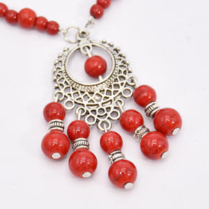 Diadema Bohemia Vintage con cuentas turquesas para niña y mujer, cadena para el pelo colgante para la frente, regalo étnico - Product Image 3