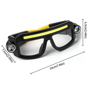 <span class=keywords><strong>Lampe</strong></span> frontale multifonctionnelle XTE+COB 500 lumens rechargeable Type-C <span class=keywords><strong>pour</strong></span> lunettes, <span class=keywords><strong>lampe</strong></span> d'inspection automobile rechargeable - Product Image 6