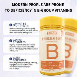 Oem Private Label Multivitamine Tablet Vitaminen Kauwbare Tablet Voor Huid Glow Lightening <span class=keywords><strong>Whitening</strong></span> Met Vitamine B1 B12 B6 C - Product Image 6