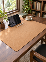 Tapis de bureau en liège, plusieurs tailles disponibles, tapis de table naturel, imperméable, antidérapant, pour la maison et le bureau