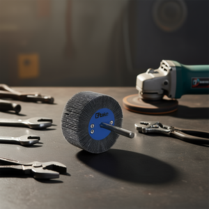 Disco Abrasivo de Tela Ttake, 80x20 mm, Eje de 6 mm, Grano 80, para Pulir Metal - Product Image 3