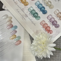 AILANUO Nouvelle Collection de Vernis Gel Holographiques Réfléchissants 8 Couleurs Améliorée OEM Vernis à Ongles Gel Pailleté Holographique