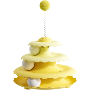 New Design Small Volume Four Layer Smart Interactive <b>Cat</b> Tower Set Interactive Training <b>Cat</b> Wheel <b>Toys</b> <b>Cat</b> Turntable <b>Toy</b> - Product Image 1