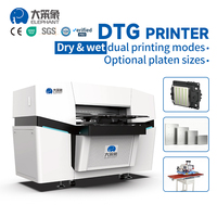 Imprimante DTG double station de qualité supérieure avec 4 têtes I3200-A1 pour l'impression numérique textile DTG