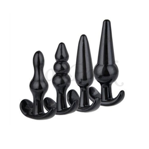 จอยพาร์ค ของเล่นทางเพศคุณภาพสูง ขายส่ง ชุด 4 ชิ้น/เซ็ต ลูกปัดซิลิโคนสำหรับผู้ใหญ่ ปลั๊กก้นสำหรับผู้เริ่มต้น ชุดปลั๊กก้นสำหรับผู้หญิงและเกย์ - Product Image 3