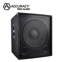 Précision Pro Audio CP18S en bois 18 "pouces karaoké fête maison extérieur haut-parleur actif Woofer alimenté Subwoofer