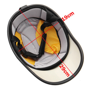 Casque de moto demi-face léger, protection solaire estivale, noir et rose, taille unique, casque de cyclisme en plastique - Product Image 5