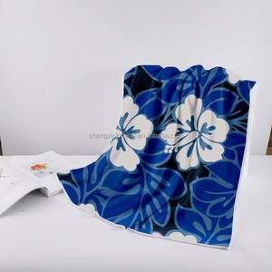 Wholesale Microfiber Tropical Floral Design Turkish <b>Beach</b> <b>Towel</b> With Logo Custom Print Poncho <b>Oversized</b> <b>Beach</b> <b>Towels</b> - Product Image 6
