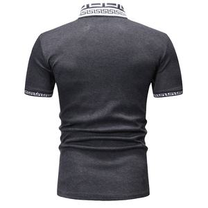 T-shirt de marque pour hommes, cloutée à manches courtes, en coton, vêtement décontracté - Product Image 5