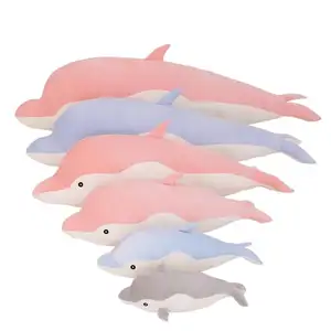 AIFEI TOY Soft Sea Animal Dolphin Plush Toy Aquarium Activity Gifts Sofa Headrest Stuffed Plush Pillow