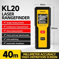 Télémètre laser personnalisé 40M 130ft, ruban à mesurer laser, télémètre professionnel, outils de mesure de distance numériques