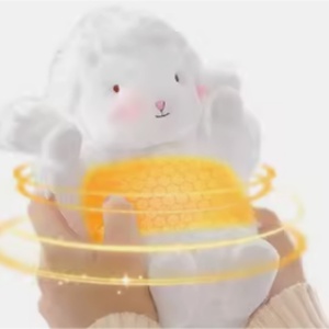 Portable Plush Cute Electric Hand Warmer with Adjustable Thermostat Rechargeable <b>USB</b> Power Bank for Outdoor & RV Use - Product Image 4