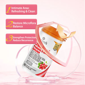 Cápsulas de Extrato de <span class=keywords><strong>Cranberry</strong></span> Perseek para Saúde Feminina Suplemento Natural Adulto Certificado ISO 9001/HACCP - Product Image 3