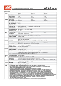 MEAN WELL 7W 5V 1.4A APV-8-5 Global Input IP42 Waterproof Compact Size <strong>Constant</strong> <strong>Voltage</strong> Switching <strong>Power</strong> <strong>Supply</strong> - Product Image 5