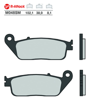 Plaquettes de frein moto R-Attack M048SM en cuivre fritté pour roue avant