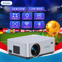 Projecteur LED 4K pour la maison, expédition depuis l'entrepôt étranger, faible latence, Smart TV Android 1080P, 25 ms, pour usage domestique