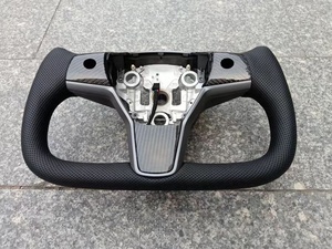 Volant pour Tesla Model 3, Tesla Model Y YOKE avec fonction de chauffage, accessoires pour Tesla Y, Tesla Model 3 - Product Image 2
