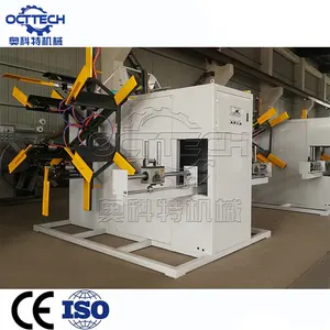 Plastic pe hdpe ppr pvc corrugated pipe tube winding machine price