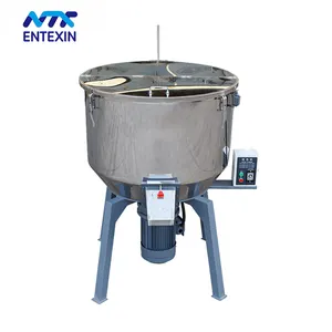 Tangki penyimpanan butiran plastik Mixer warna bahan plastik baja tahan karat drum mixer