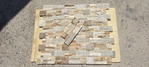 Rustic Thin Slab <b>Stone</b> Veneer Split Surface Interior Wall Cladding Beige Yellow White Slate Natural Culture <b>Stone</b> - Product Image 2