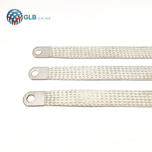 ราคาโรงงาน บัสบาร์ทองแดง 25 ตร.มม. สำหรับเชื่อมต่อแบตเตอรี่ แบบม้วน สายถักเคลือบดีบุก แรงดันไฟฟ้า 220 โวลต์ รูปทรงแบน รุ่น PVC TZX - Product Image 1