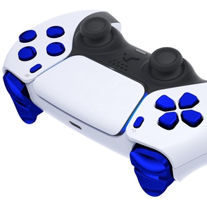 ชุดปุ่ม DIY D-pad R1 L1 R2 L2 ทริกเกอร์ ปุ่มหน้า ปุ่มโครเมียมสีน้ำเงิน ชุดปุ่มแบบกำหนดเองสำหรับคอนโทรลเลอร์ PS5 รุ่น BDM-030/040/050/060 - Product Image 3