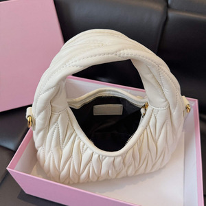 Borsa da Donna di Lusso Plissettata con Etichetta Privata, Borsa Sottospalla <span class=keywords><strong>Matelassé</strong></span> Personalizzata, Versatile Borsa a Tracolla in Pelle PU - Product Image 5
