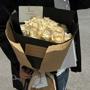 Papel de Pulpa de Madera Cruda de Chennai, 56*56cm, 5 Piezas/Bolsa, Papel Arrugado para Envolver Flores, Novedad 2023 - Product Image 5