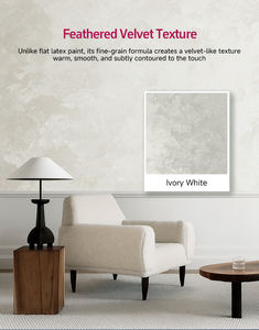 <span class=keywords><strong>Peinture</strong></span> murale élastique <span class=keywords><strong>acrylique</strong></span> de haute qualité pour usine, revêtement mural imperméable effet <span class=keywords><strong>velours</strong></span> - Product Image 4