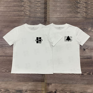 Camisetas de Algodón Juveniles Cómodas y Duraderas de Manga Corta Casual con Logotipo Digital Personalizado de Alta Calidad al por Mayor - Product Image 4