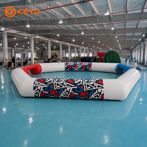 Terrain de jeu gonflable hexagonal Ceyu, périmètre de terrain de sport gonflable, arène de jeu, vente directe d'usine, événement extérieur, taille personnalisée - Product Image 2