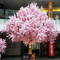 Arbre à fleurs de cerisier artificiel personnalisable de grande taille, arbre à fleurs de cerisier OEM, fleurs de cerisier pour la décoration intérieure et extérieure, mariage, restaurant