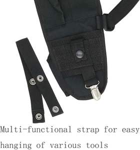 アウトドア旅行用ユニバーサルブラックポータブルダブルワイヤレスラジオ肩胸バックパックベストバッグ - Product Image 6