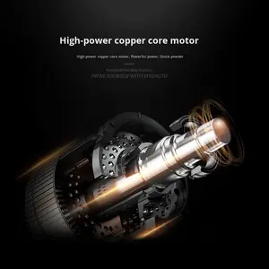 <span class=keywords><strong>Molinillo</strong></span> de Café Eléctrico Doméstico con Cuchilla de Acero Inoxidable, Capacidad de 50g, Potencia de 200W, Carcasa de Plástico, Diseño Moderno y Ecológico - Product Image 3