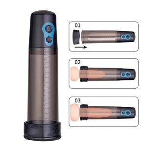 Sıcak satış silikon elektrikli büyütme pompası erkekler için yetişkin seks oyuncak mastürbasyon kupası vakum pompası erkek mastürbasyon için seks oyuncakları erkekler için - Product Image 3