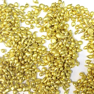 Copper Pellets Factory Direct Supply Environmentally Friendly H70 Brass Pellets Jewelry Crafts Casting Mold Brass Pellets