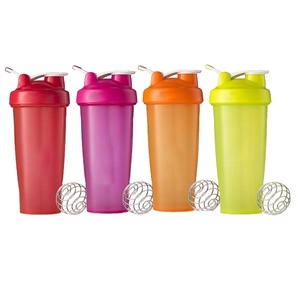 2022 Food Safe 600ml Ready Stock <b>Protein</b> Shaker Sport Water <b>Bottle</b> Milk Shaker with Handle and Mixer Ball - Product Image 3