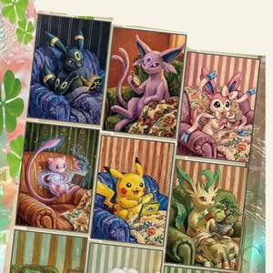 Tarjetas de Arte Cómico Personalizadas al por Mayor, Tarjetas de Arte Eif Baby Pokemoned, Versión en Inglés, Primera Edición, Caja Misteriosa, Paquete de Refuerzo - Product Image 3