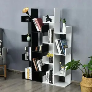Wholesale High Quality Tree Shaped Modern Wood Book Shelf Cheap Tree bookshelf