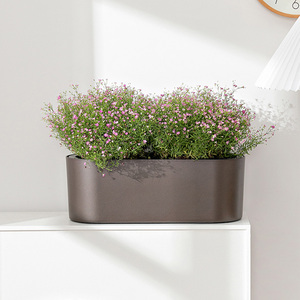 Vaso Autoirrigante BRICE, Supporto per Piante da Pavimento, Porta Fiori, Espositore per Vasi, Decorazione Rustica <span class=keywords><strong>con</strong></span> <span class=keywords><strong>Gambe</strong></span> - Product Image 5